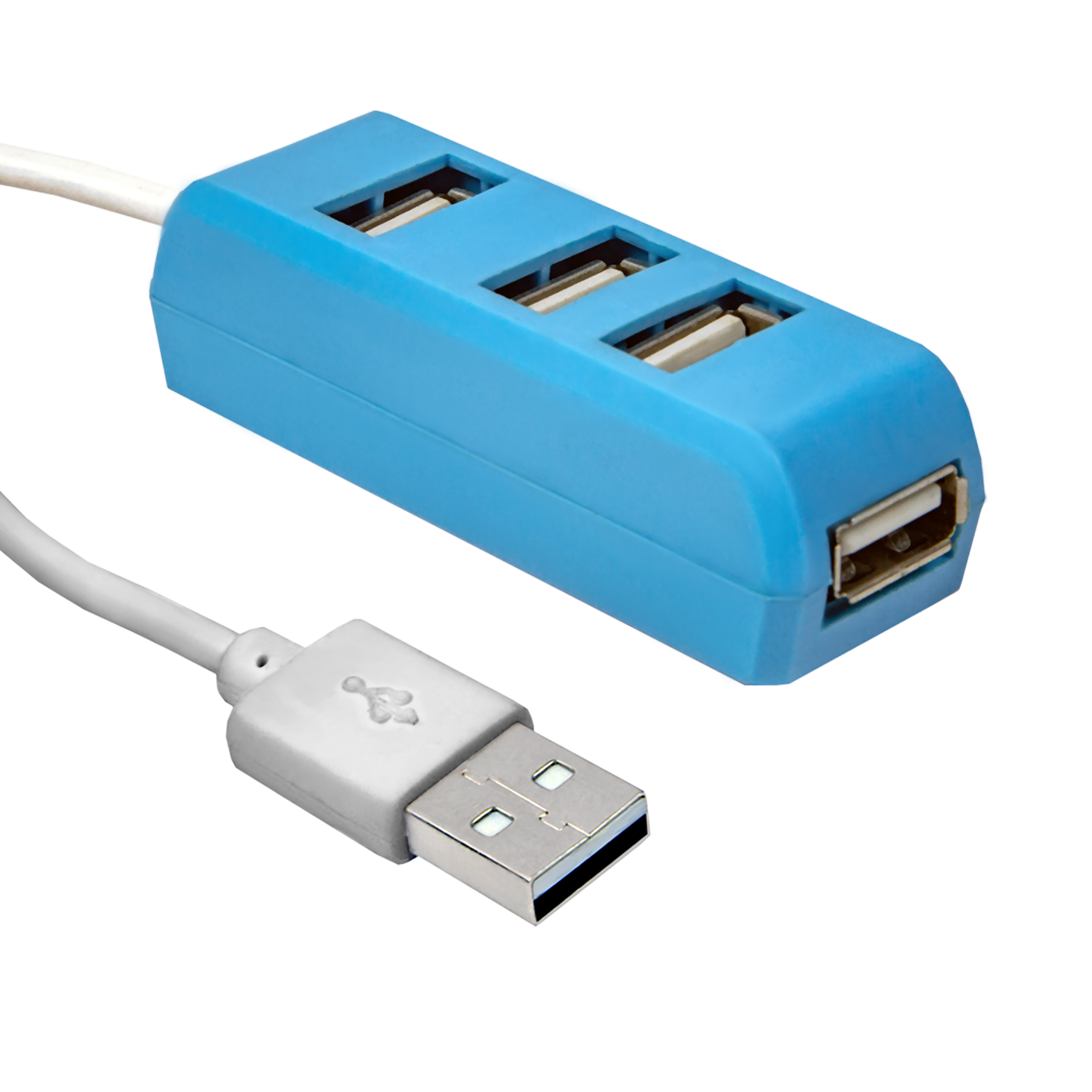 Image of a blue USB Hub